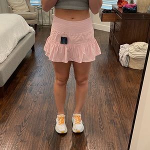 THE BUBBLE - pink skirt with shorts lining